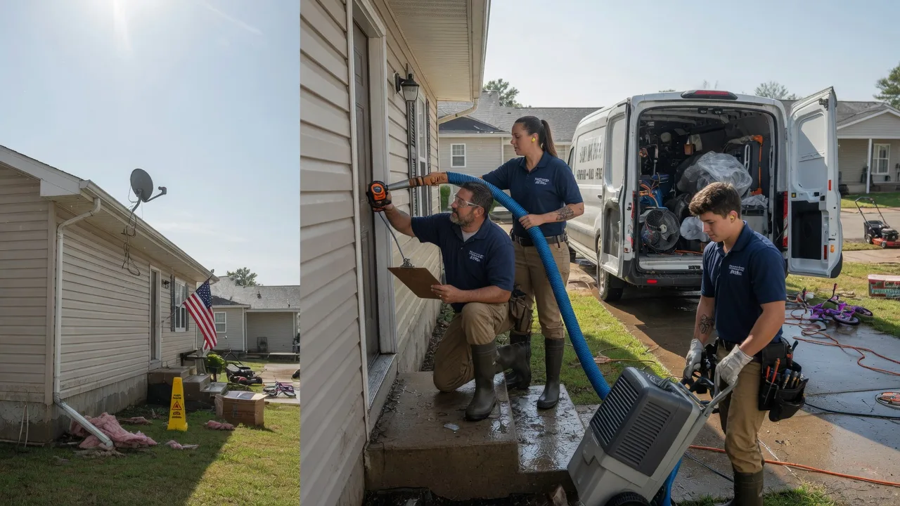Ceiling Water Damage Restoration in Rosharon, TX near me